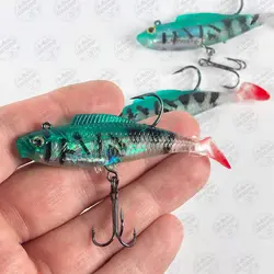 لور ماهی ژله ای ماهیگیری Luckg Bait  مجموعه ۳ عددی مدل ۱۰۳۵