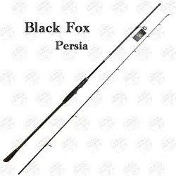 چوب ماهیگیری  فول کربن دو تکه اکشن ۳-۱۲ گرم ۲۷۰ سانتی متر BLACK FOX مدل پرشیا