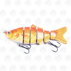 ماهی مصنوعی چند تکه ۱۰ سانتی متر ۱۶.۵ گرم JM020-13