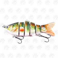 ماهی مصنوعی چند تکه ۱۰ سانتی متر ۱۶.۵ گرم JM020-20