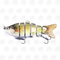 ماهی مصنوعی چند تکه ۱۰ سانتی متر ۱۶.۵ گرم JM020-17