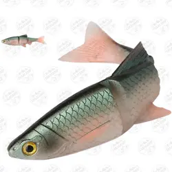 ماهی مصنوعی جیگ  ژله ای سه تکه ۱۳ سانتی متر  ۱۶.۵  گرم BR5