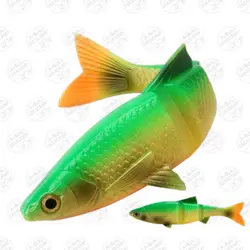 ماهی مصنوعی جیگ  ژله ای سه تکه ۱۳ سانتی متر ۱۶.۵ گرم BR4