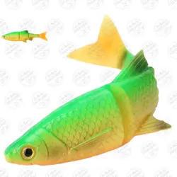 ماهی مصنوعی جیگ  ژله ای سه تکه ۱۳ سانتی متر ۱۶.۵ گرم BR4