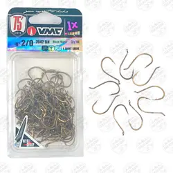 قلاب ماهیگیری VMC  برنز  ۷۵۴۷ بسته ۱۰ عددی سایز ۲/۰