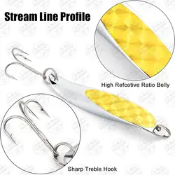 قاشقک ماهیگیری شبرنگ ۲۶ گرمی ۷ سانتی متر