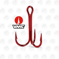 قلاب سه شاخ قرمز وی ام سی VMC فرانسه سایز ۱ بسته ۳ عددی