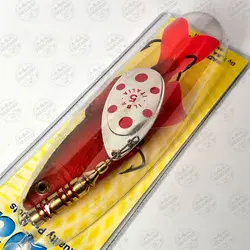 لانسه ماهیگیری سایز ۵ ایلبا Tondo Minnow Silver-red 320115 ilba وزن ۲۷ گرم