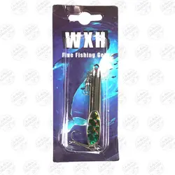 قاشقک ماهیگیری ۲۵ گرمی ۷ سانتی متر شبرنگ سبز-زرد