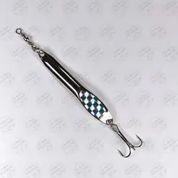 قاشقک ماهیگیری ۲۵ گرمی ۷ سانتی متر شبرنگ سفید