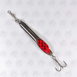 قاشقک ماهیگیری ۲۵ گرمی ۷ سانتی متر شبرنگ قرمز