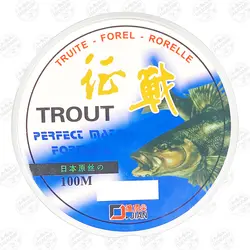 نخ ماهیگیری  Trout تروت ۱۰۰ متر سایز ۰٫۳۵
