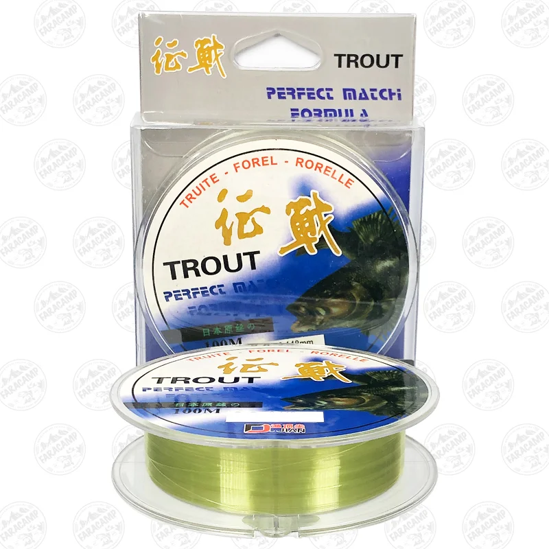 بهترین قیمت خرید نخ ماهیگیری Trout تروت ۱۰۰ متر سایز ۰٫۲۰
