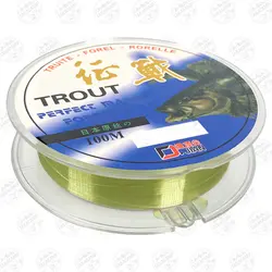 نخ ماهیگیری  Trout تروت ۱۰۰ متر سایز ۰٫۱۴