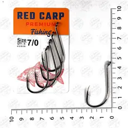 قلاب RED CARP سایز ۷/۰ بسته ۵ عددی