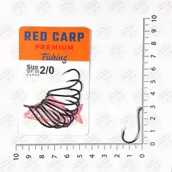 قلاب RED CARP سایز ۲/۰ بسته ۱۰ عددی