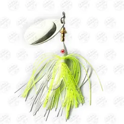 لانسه ماهیگیری ۲۰ گرم ایلبا Ilba ایتالیا مدل  FLUORLEMON/WHITE Blade Silver Reckless