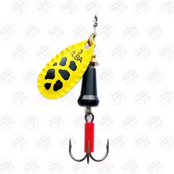 لانسه ماهیگیری سایز ۳ ایلبا  Yellow-Black ilba Spark