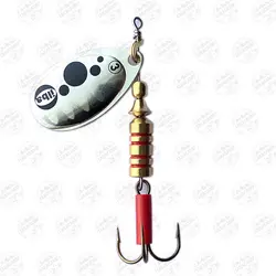 لانسه ماهیگیری سایز ۳ ایلبا B20133 Silver-Black ilba