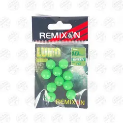 بیدز رمیکسون سبز شب نما سایز ۱۰ بسته ۱۰ عددی BBEADS LUMO Remixon
