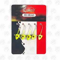 قلاب وزنه دار (جیگ هد) ۱٫۷ گرمی کاپیتان بسته ۵ عددی