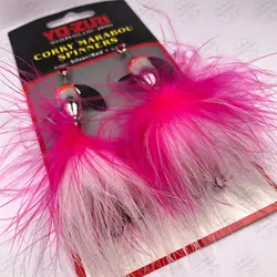 اسپینر کرکی Yo-Zuri ژاپن بسته ۲ عددی سایز ۶ Silver/Red/Pink