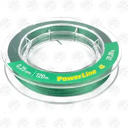 نخ براید ماهیگیری PowerLine 4X سایز ۰/۲۵  ۱۲۰متر