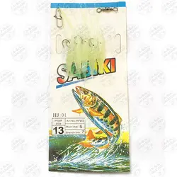 ریسه شش پر سابیکی سایز ۱۳ بچه میگو کد ۱۲۰