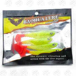 طعمه ماهیگیری Baohua لور ماهی ژله ای ۸٫۵ سانتی متر بسته ۴ عددی