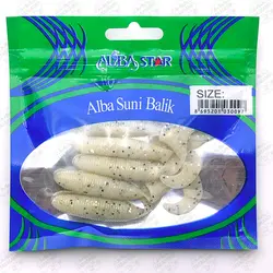 ماهی مصنوعی کرم ژله ای ۷.۵ سانتی Alba Star بسته ۵ عددی کد ۲۷۵