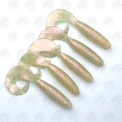 ماهی مصنوعی کرم ژله ای ۷.۵ سانتی Alba Star بسته ۵ عددی کد ۴۲۱