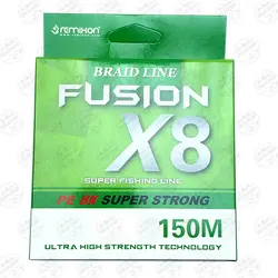 نخ براید ماهیگیری رمیکسون Fusion X8  سایز ۰٫۱۶  ۱۵۰متر