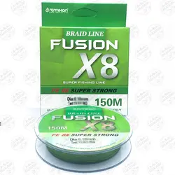 نخ براید ماهیگیری رمیکسون Fusion X8  سایز ۰٫۱۳  ۱۵۰متر