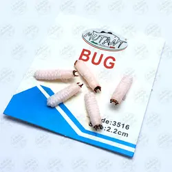 طعمه ماهیگیری کرم مصنوعی Captain بسته ۵ عددی