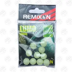 بیدز رمیکسون سفید شب نما سایز ۱۰ کروی بسته ۱۰ عددی BBEADS LUMO Remixon