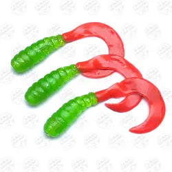 طعمه ماهیگیری دم داسی بسته ۳ عددی مدل B32