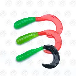 طعمه ماهیگیری دم داسی بسته ۳ عددی مدل B30
