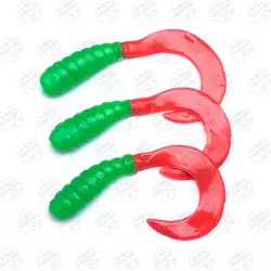 طعمه ماهیگیری دم داسی بسته ۳ عددی مدل B31