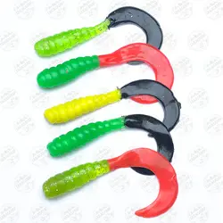 طعمه ماهیگیری دم داسی بسته ۵ عددی مدل B50