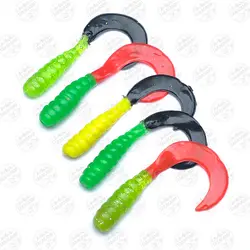 طعمه ماهیگیری دم داسی بسته ۵ عددی مدل B50