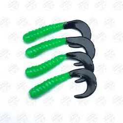 طعمه ماهیگیری دم داسی بسته ۴ عددی مدل S42