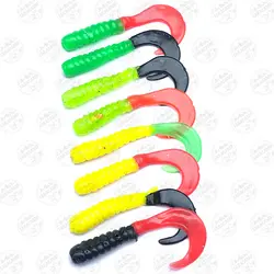 طعمه ماهیگیری دم داسی بسته ۸ عددی مدل S80