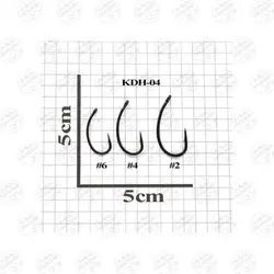 قلاب کپوری حرفه ای رمیکسون KDH-04 سایز ۶ بسته ۱۰ عددی Kudos Fishing