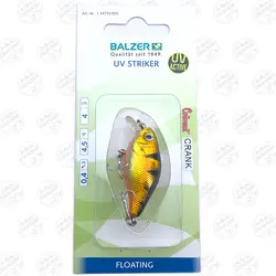 لوری ماهی مصنوعی قزلی بالزر Balzer Colonel Crank 4cm 4.5g - Floating