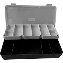 جعبه ابزار (ارگانایزر) لوازم ماهیگیری ۱۳ خانه دوطبقه