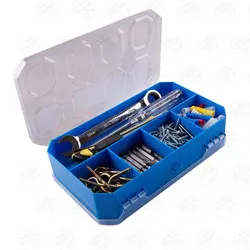 جعبه ابزار (ارگانایزر) لوازم ماهیگیری ۱۰ خانه Super-Bag 10 دوطرفه مدل ASR-5020