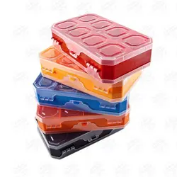 جعبه ابزار (ارگانایزر) لوازم ماهیگیری ۱۰ خانه Super-Bag 10 دوطرفه مدل ASR-5020