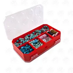 جعبه ابزار (ارگانایزر) لوازم ماهیگیری ۱۰ خانه Super-Bag 10 دوطرفه مدل ASR-5020