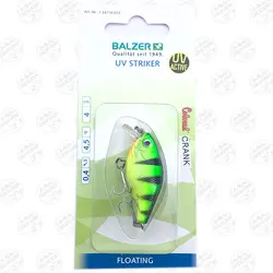 لوری ماهی مصنوعی قزلی بالزر Balzer Colonel Crank 4cm 4.5g - Floating