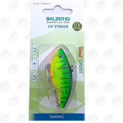 لوری ماهی مصنوعی قزلی بالزر Balzer Colonel LIPLESS 5.5cm 9g - Sinking